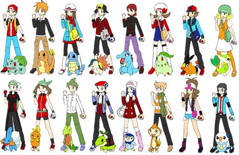 pokemon trainer liste.